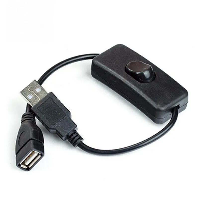 Новый удлинитель USB-кабеля 28 см USB 2 0 A папа-мама черный кабель с кабелем