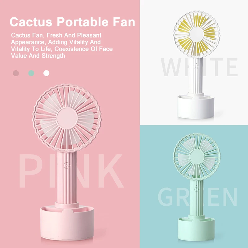 Портативный бесшумный мини вентилятор с USB зарядкой портативный охлаждающий 3
