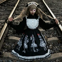 gothic lolita dress dark angel series high low lolita jsk dress by soufflesong kawaii retro dark japanese