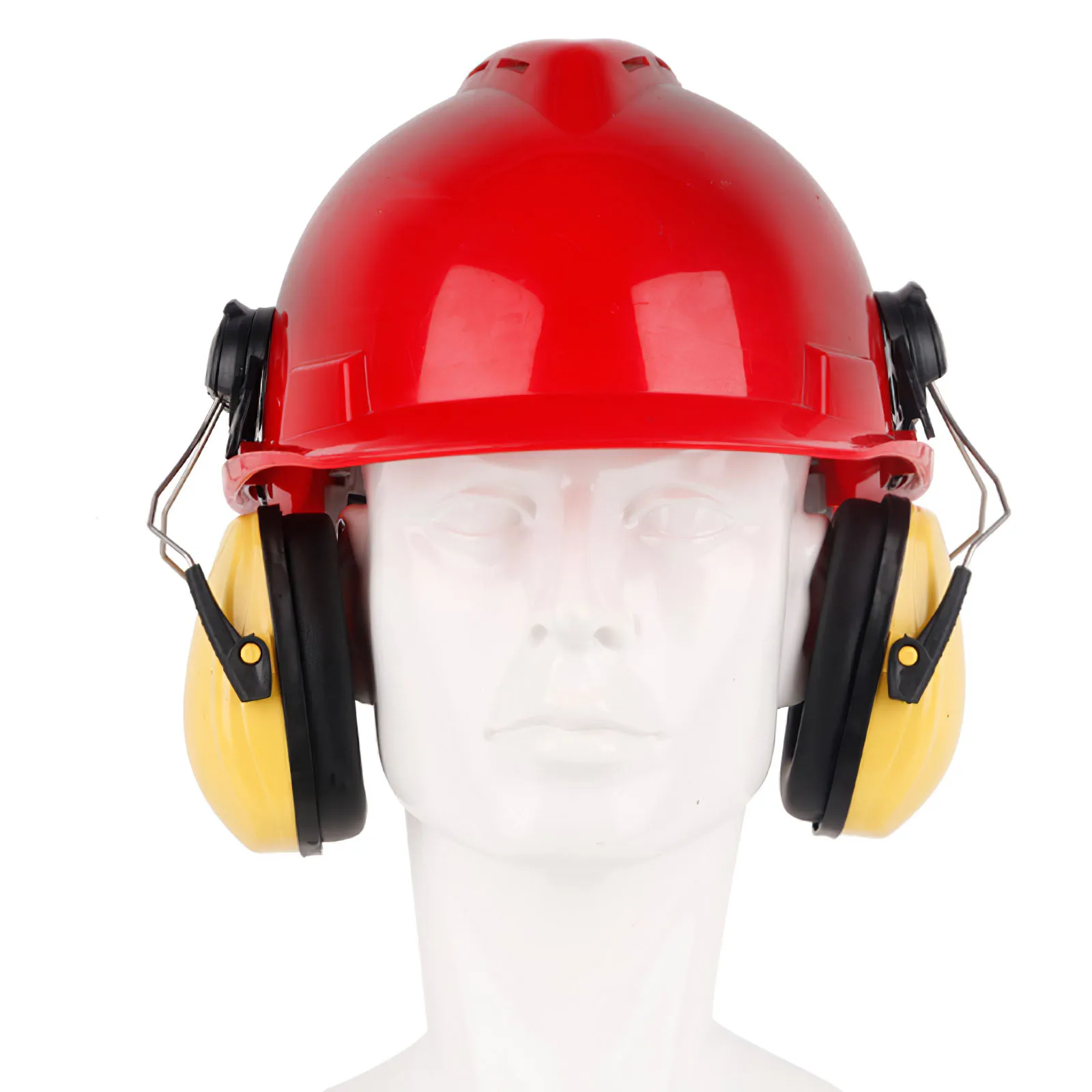 

1pc Working Hat Type Soundproof And Noiseproof Earmuff Adjustable Logging Cutting Polishing Noise-Reducing Protective Earmuffs