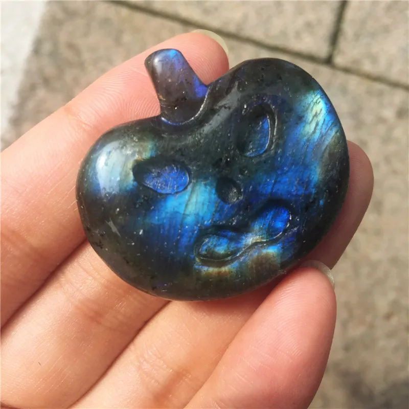 Красивые хрустальные резьбы натуральный Лабрадорит ручной работы каменная