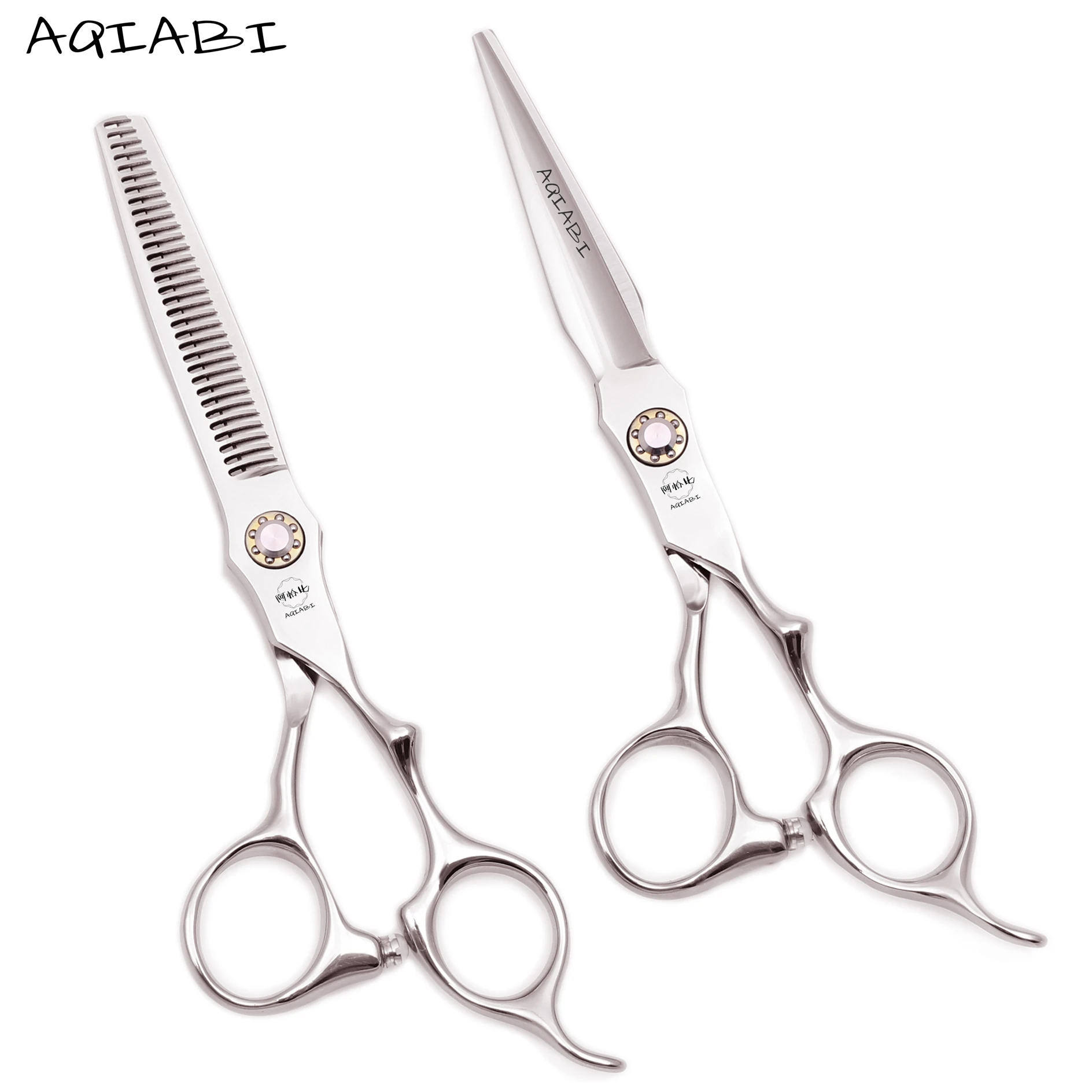 Парикмахерские ножницы AQIABI A9024 профессиональные салонные для стрижки волос 6