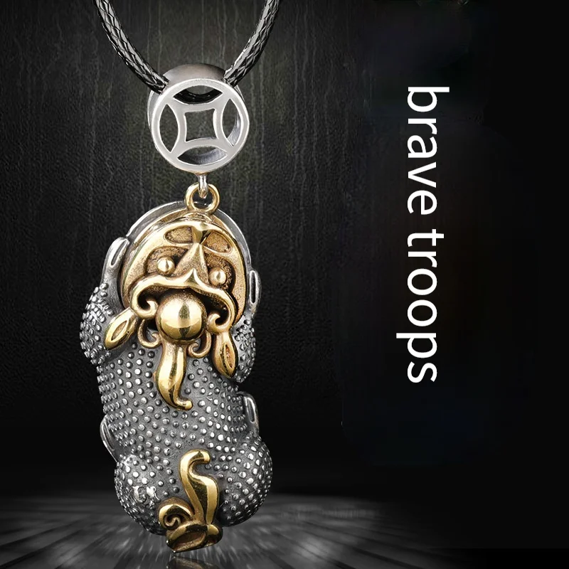 Ожерелье Pixiu Подвеска ювелирные изделия Overlord из медного сплава для мужчин женщин