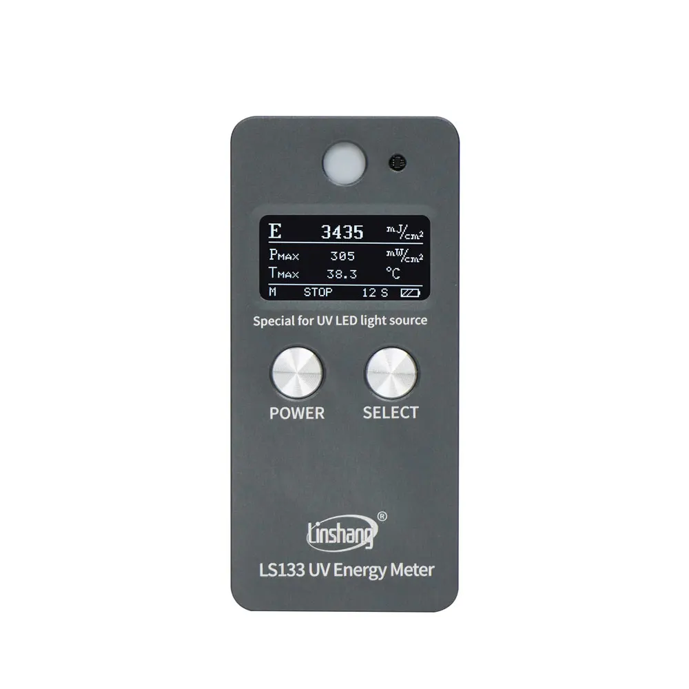 

UVA LED Energy Meter UV Radiation Meter Linshang LS133 for 365nm 385nm 395nm 405nm UV Ink Glue Coating Curing Exposure Printing
