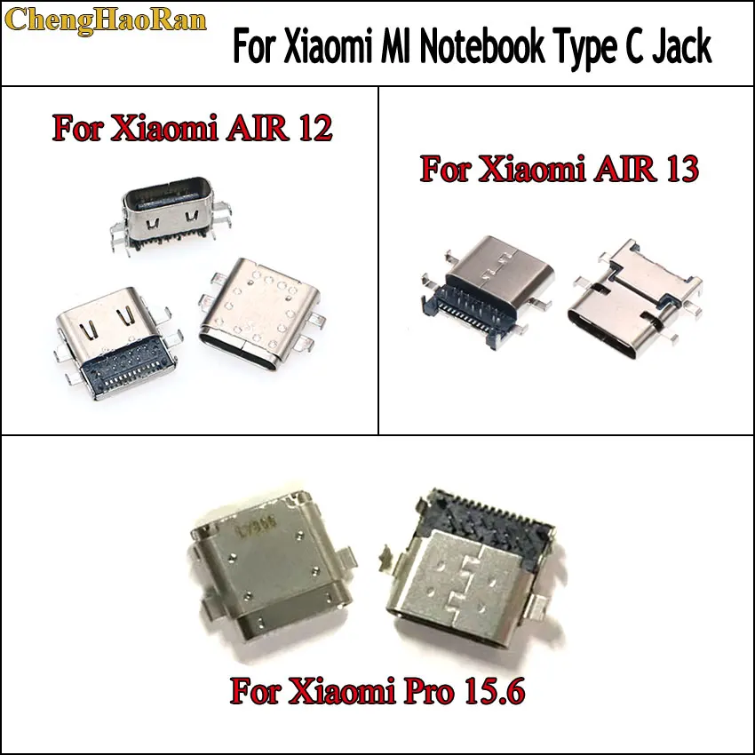 ChengHaoRan 2 шт. для Xiaomi notebook mi air 13/12 161301-01 161201-01 15 6 pro разъем зарядки usb type-c |