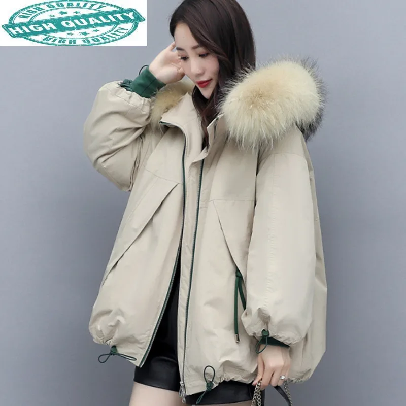 

Jacket Winter Coat Hooded Parka Thicken Jackets for Women Female Loose Clothes Casaco Feminino Inverno HLY205