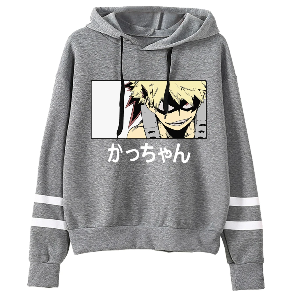 

Mens Hoodies My Hero Academia Men/Women's Pullovers Hoodie Sweatshirts Bakugou Katsuki 90s Anime Hoody Streetwear Tops