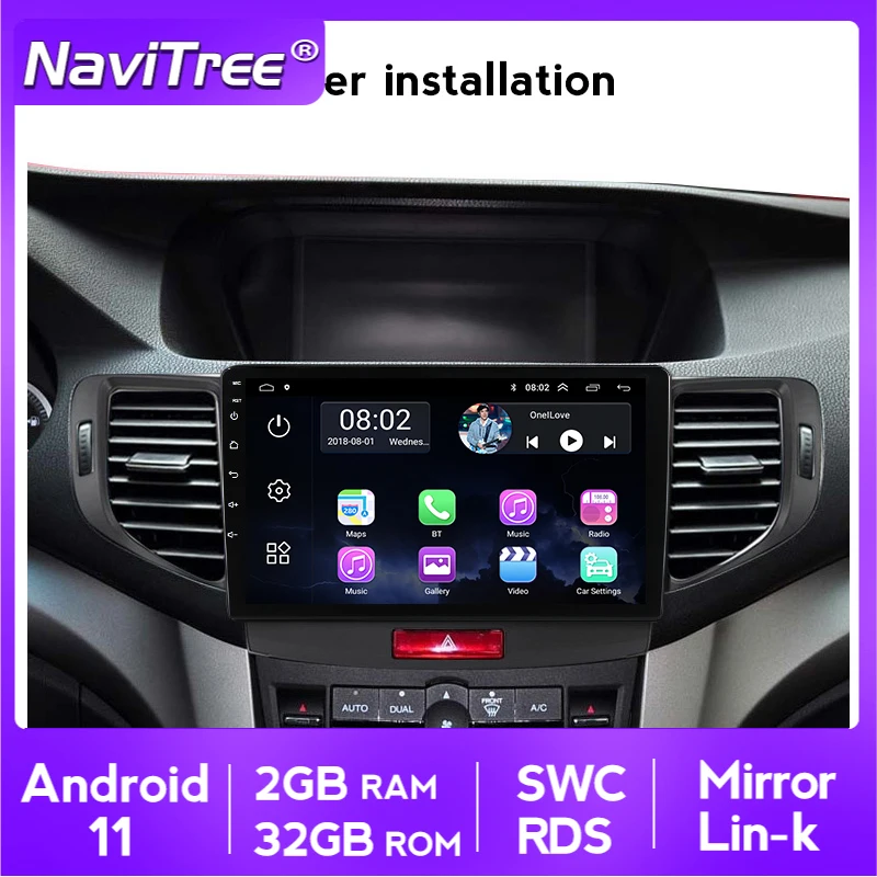 4 ядра Android автомобильный мультимедийный плеер для Honda Accord Spirior 8 2007-2012 Авто Радио