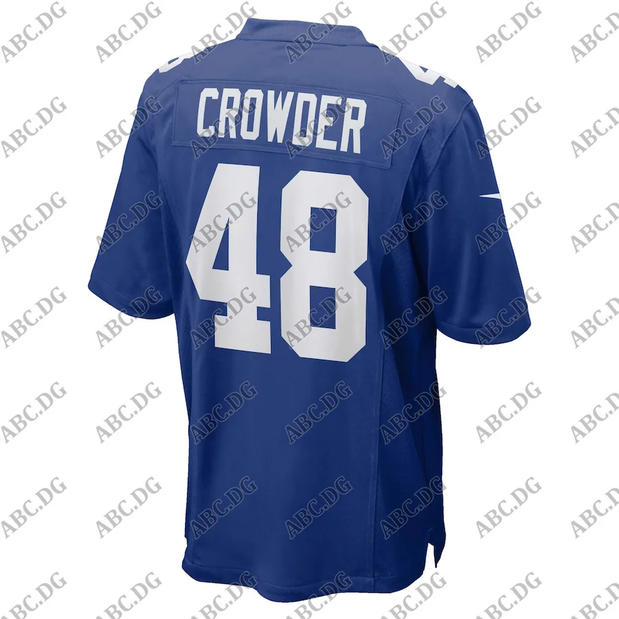 

Men Women Kid Youth New York Tae Crowder Royal Team Game Jersey