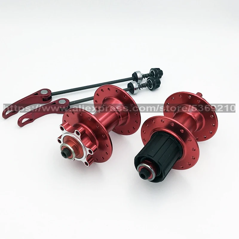 1 пара 32 отверстия CNC сплав горный 4 подшипника велосипедная втулка высокое