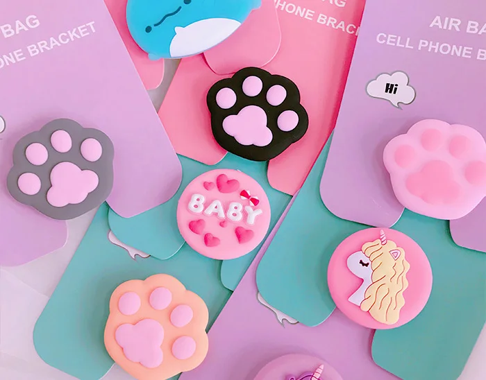 Держатель для мобильного телефона с воздушной подушкой милый Ститч пух Микки