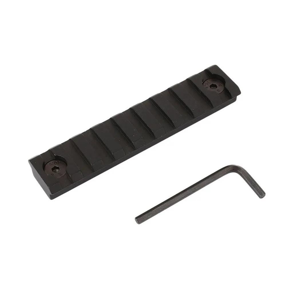 

F022 Neutral Metal Rail M-Lok Interface Magorui Picatinny / Weaver Rail Segment Railing Section 6061 Aluminum Alloy