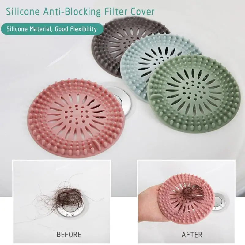 

1pc Bathroom Hair Sink Sewer Filter Floor Drain Strainer Water Hair Stopper Bath Catcher Shower Cover Clog Bathroom Accessorie
