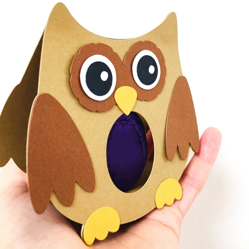 

Easter Owl Eggs Box Metal Cutting Dies Stencil Scrapbooking DIY Album Stamp Card
