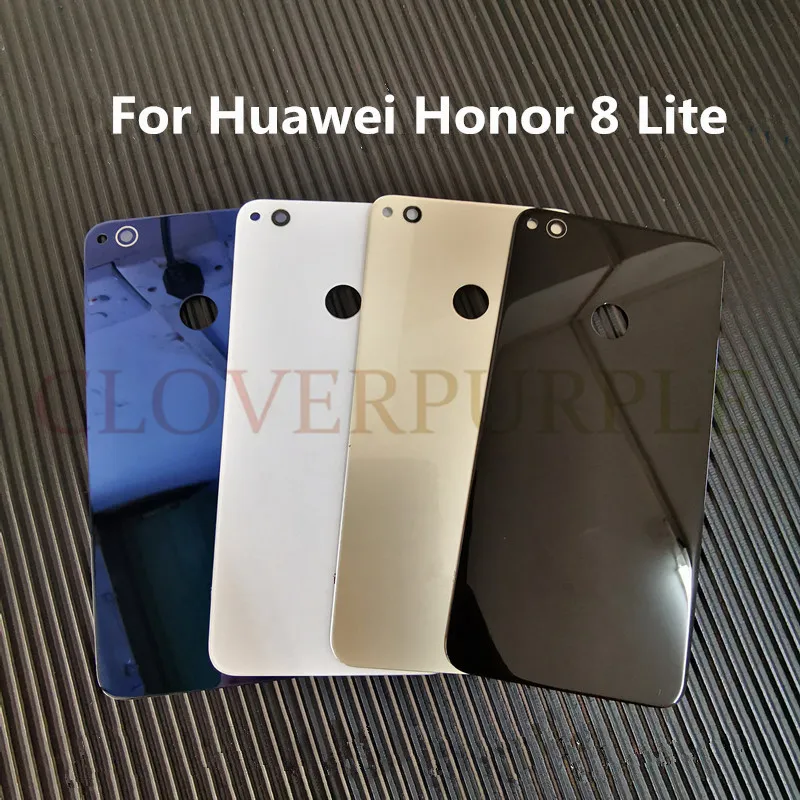1х задняя крышка батарейного отсека стеклянная двери для Huawei Honor 8 Lite запасные