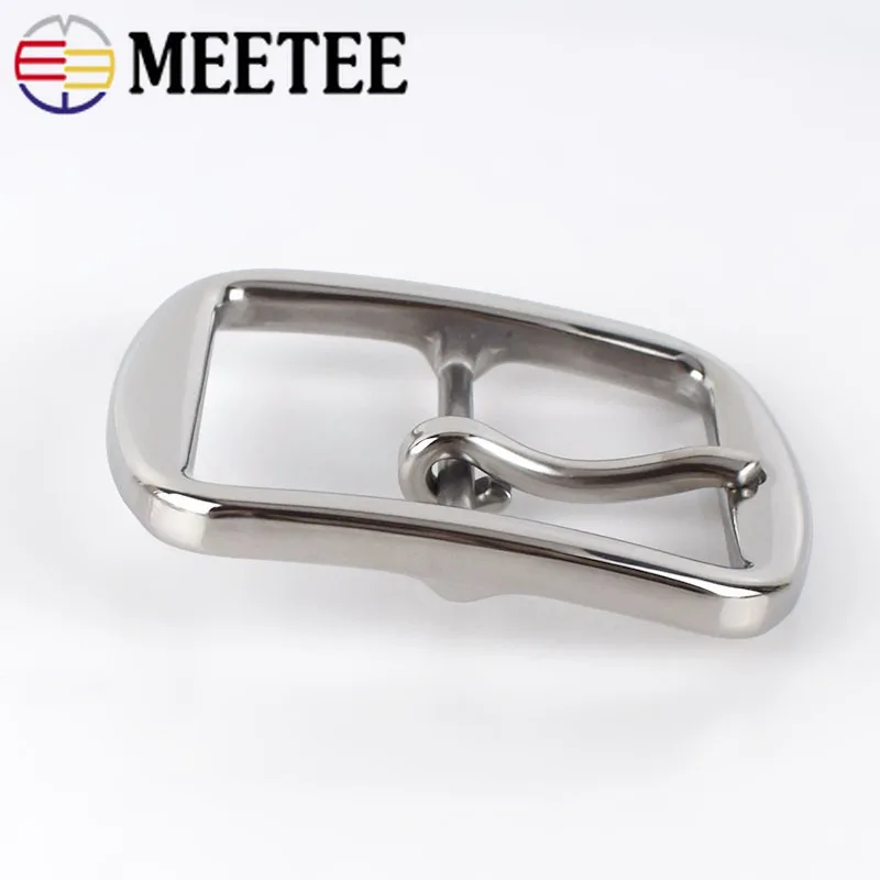 Meetee 40*52 мм мужской ремень из нержавеющей стали Пряжка для 39 пояс отдыха украшения