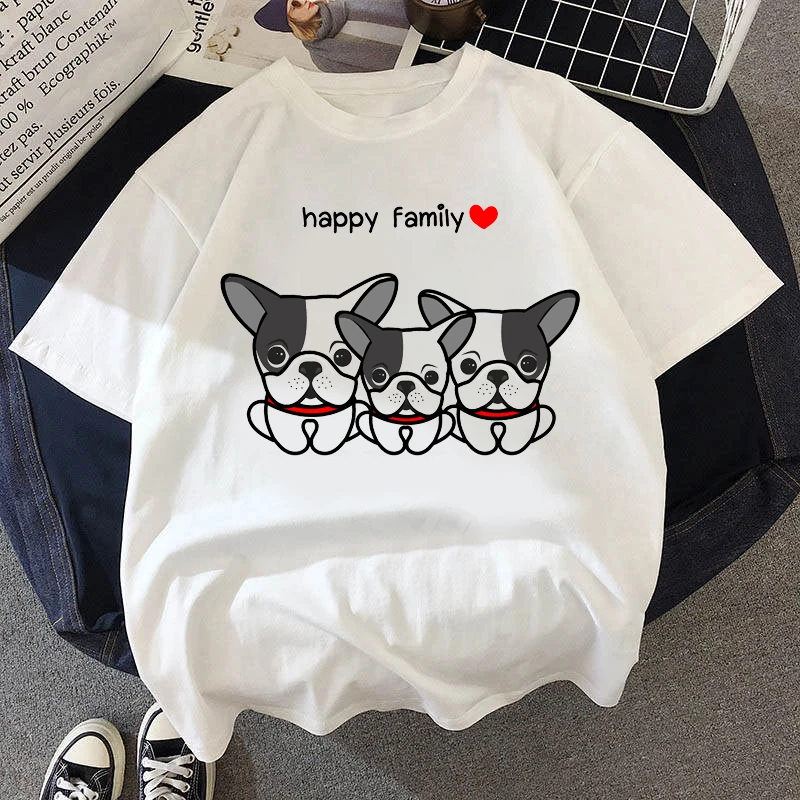 

2020 Summer Women T-shirt Cute dog Printed Tshirts Casual Tops Tee Harajuku 90s Vintage White tshirt Female Clothing