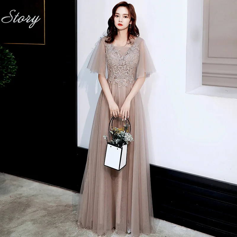 

New Evening Dress Fairy A-line Party Dress Temperament Celebrity Banquet Dress Dreamy Prom Dress Noble Hostess Dress Oversize 3X