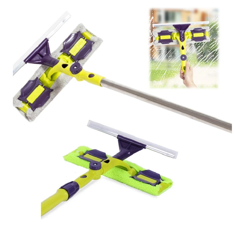 Новый инструмент для очистки стекла двухсторонний телескопический шток окон