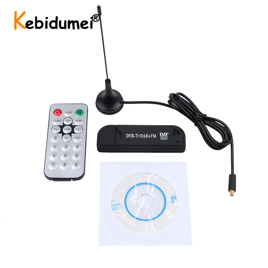 Kebidumei DVB T RTL2832U + FC0012 USB 2 0 программное обеспечение радио SDR цифровой ТВ
