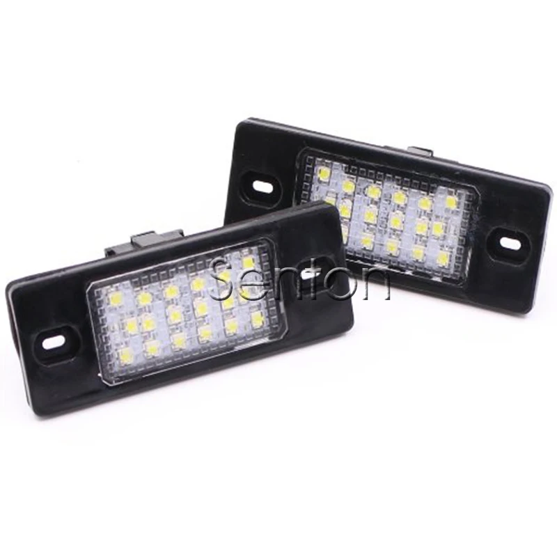 1 пара Автомобильный светодиодный номерной знак светильник 12V SMD лампы для