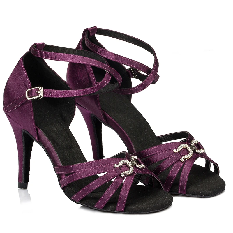 Ballroom Latin Dance Shoes for Women/Girls/Ladies Tango&Salsa High Heeled Indoor Soft Professional Dance Shoes Latin Girls