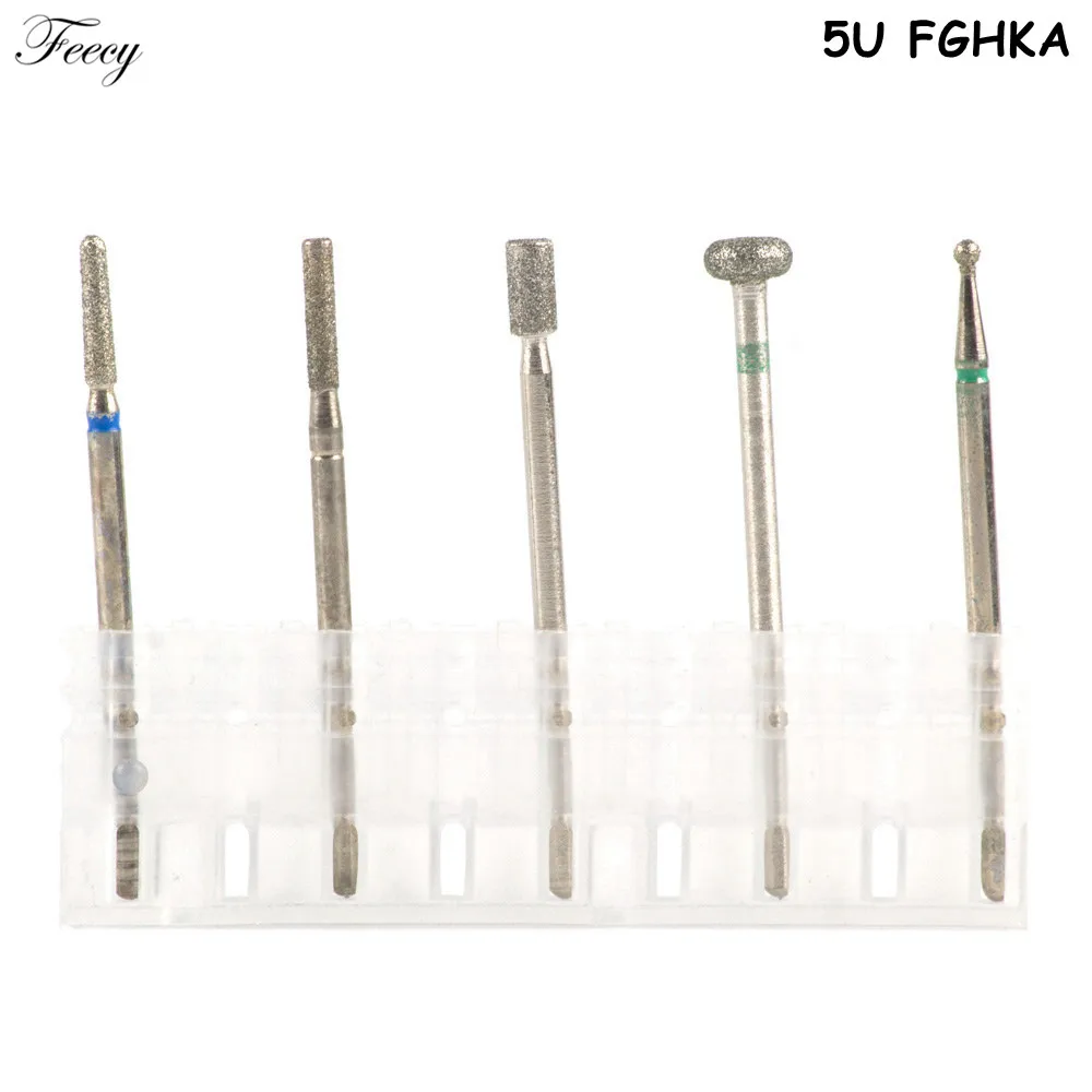 S05-5U-FGHKA Алмазная фреза для маникюра, электрическая вращающаяся фреза для ногтей, фрезы для маникюра, фрезы для ногтей, фрезы для педикюра, кутикулы - Цвет: S05-5U-FGHKA