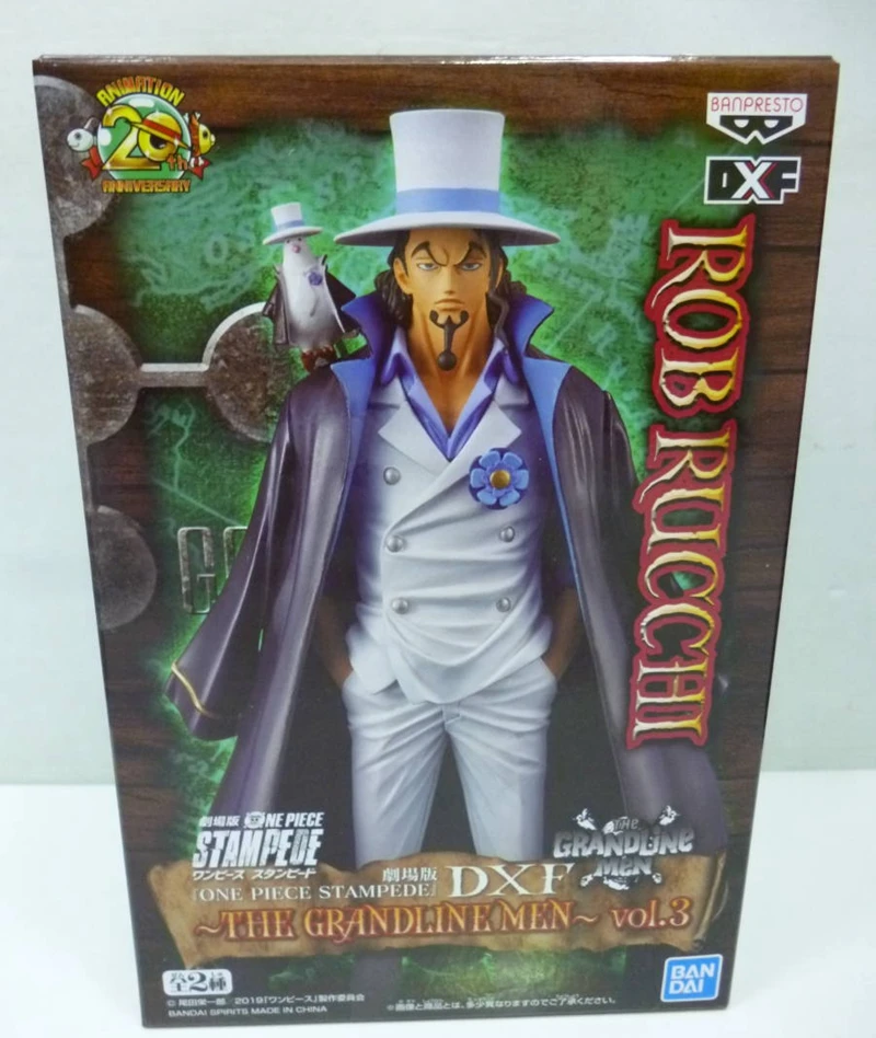 WSTXBD Banpresto one piece STAMPEDE DXF THE GRANDLINE мужчины Rob Rucchi экшн фигурка Brinquedos игрушки фигурные