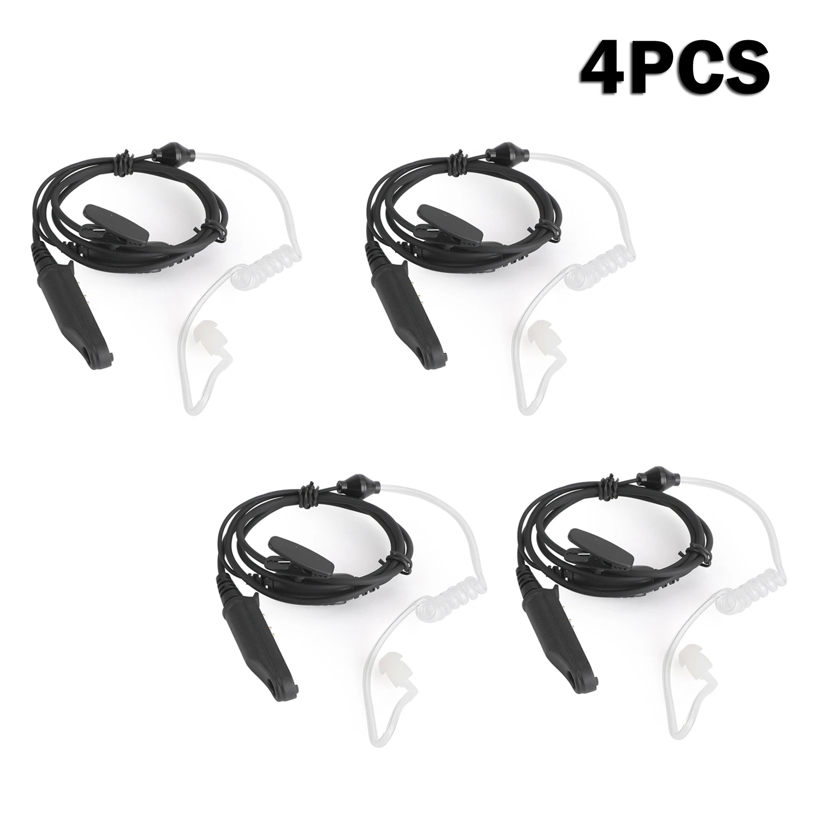 

Artudatech 4 шт. акустическая Воздушная трубка PTT ушной крючок для Baofeng BF9700 BF 9700 A58 UV 9R PLUS S56 рация