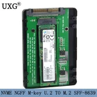 SFF-8639 NVME U.2 to NGFF M.2 M-key PCIe корпус SSD для материнской платы, Замена Intel SSD 750 p3600 p3700