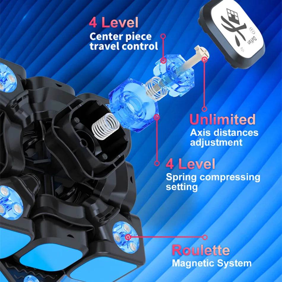 Магнитный Магический Куб Dayan Tengyun 3x3x3 V2 Профессиональный Скоростной Головоломка