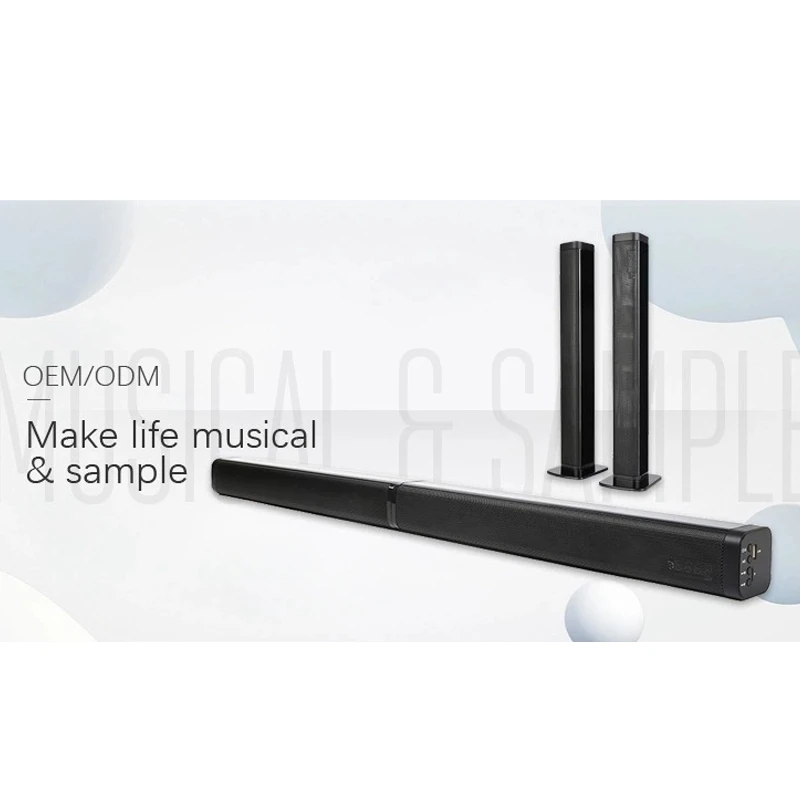 Bluetooth Колонка BT164 беспроводная съемная звуковая панель дистанционное управление