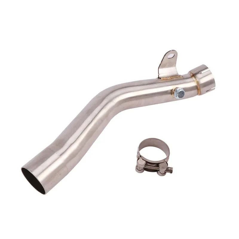 

Slip On Motorcycle Exhaust Mid Connect Tube Middle Link Pipe Stainless Steel Replace Catalyst For Kawasaki ZX10R 2011-2015