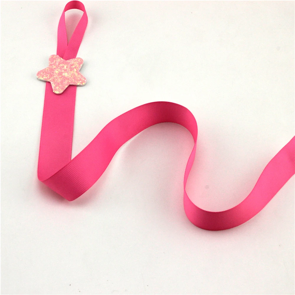 12 шт. Сверкающая Звезда лента для волос бант органайзер зажим хранения вешалка с