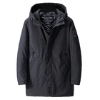 Куртка мужская с капюшоном, теплая Повседневная ветрозащитная куртка, размера плюс, 10XL, 9XL, 8XL, 7XL, 6XL, черная, Зимняя