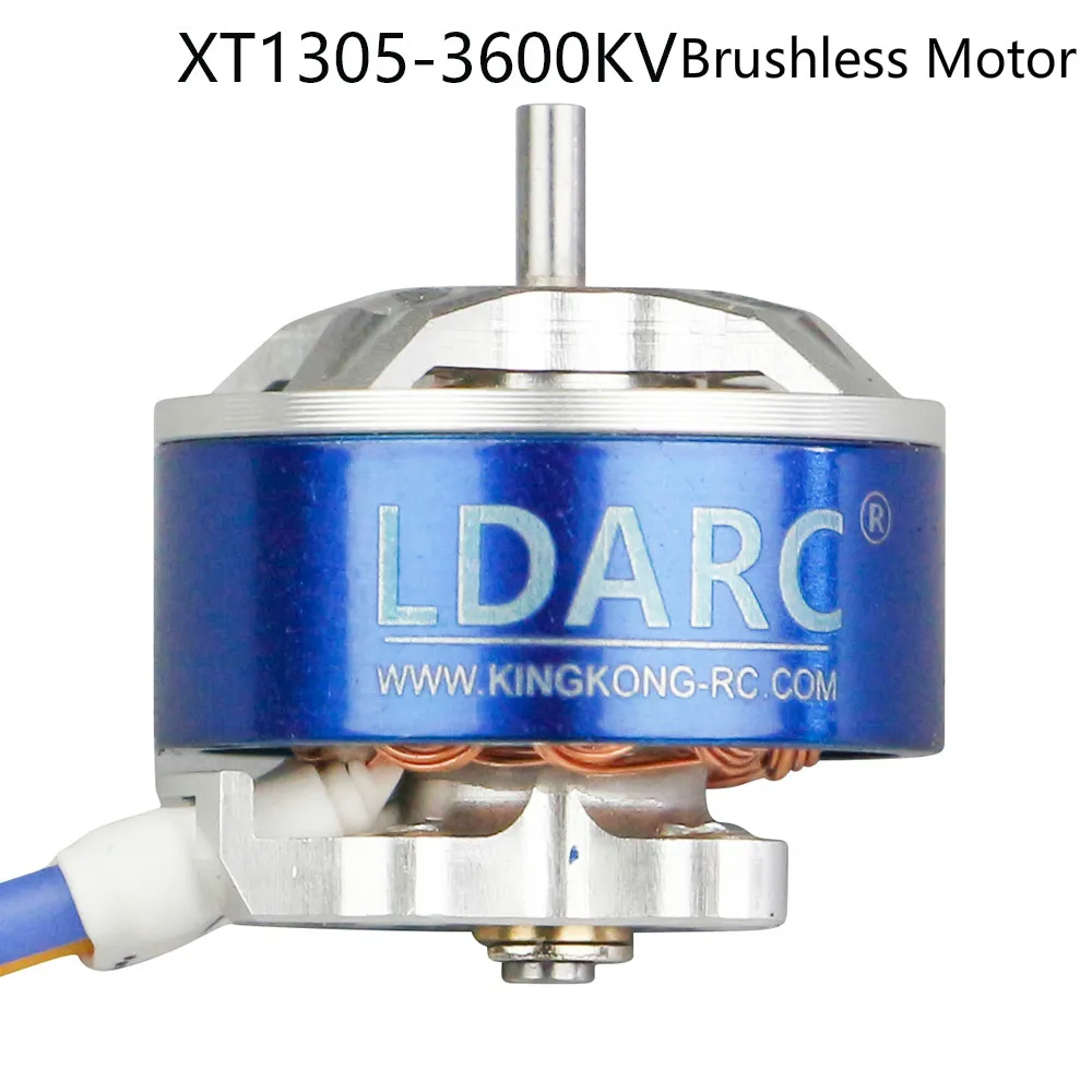 

2-4S XT1305 3600KV Brushless Outrunner Motor Indoor FPV Drone HD140/ET125