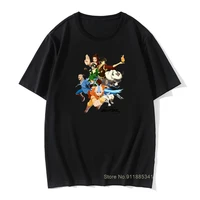 mens t shirt the last airbender aang uncle iroh team up mashup funny artsy awesome artwork printed tee
