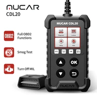 mucar cdl20 obd2 scanner eobd car code reader check engine auto diagnostic tool smog test emission analyzer for o2 sensorevap