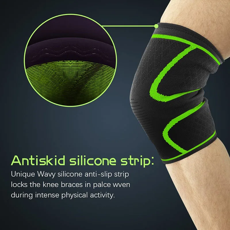 

Knee Brace Support Compression Sleeve Support for Sports Running Jogging Arthritis Joint Pain Relief 1 Pair Knee Brace