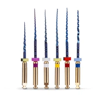 dental endo root files root canal 6pcspack 25mmsx dental files root canal dental engine use rotary heat activated canal root