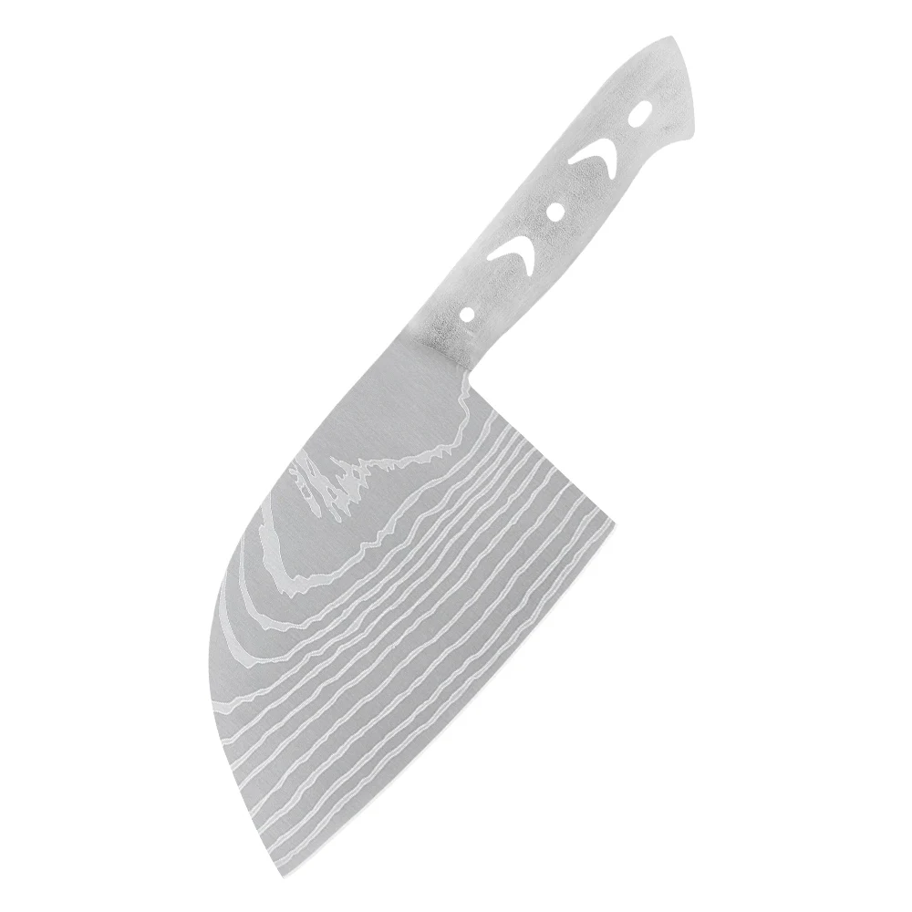 Нож шеф-повара из нержавеющей стали полуготовый без рисунка | Дом и сад