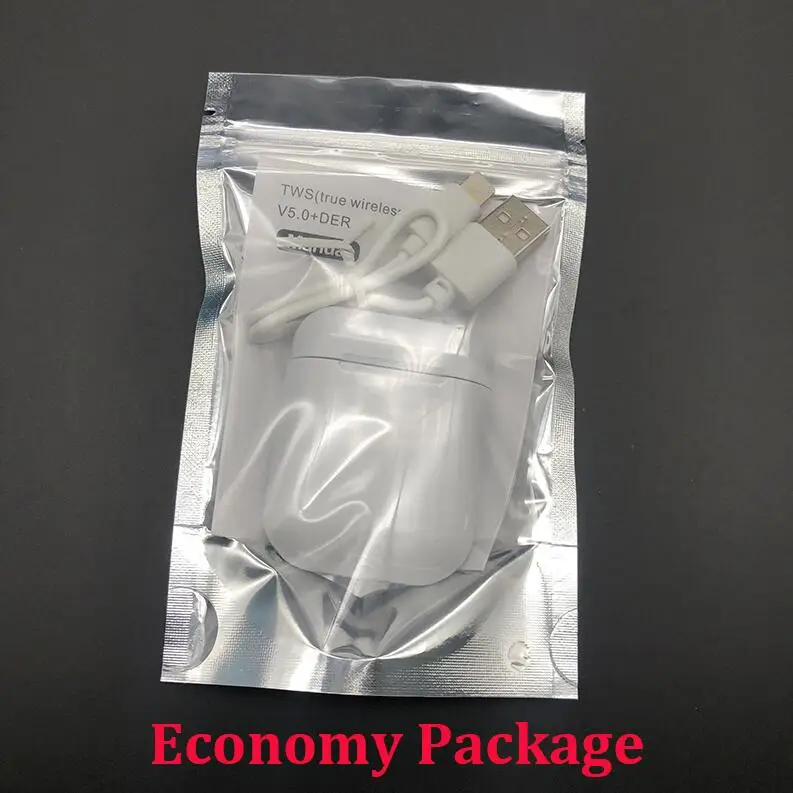 Economy Package I9s TWS Bluetooth наушники стерео наушники Bluetooth гарнитура с зарядкой Pod беспроводные гарнитуры для всех смартфонов - Цвет: Economy Package