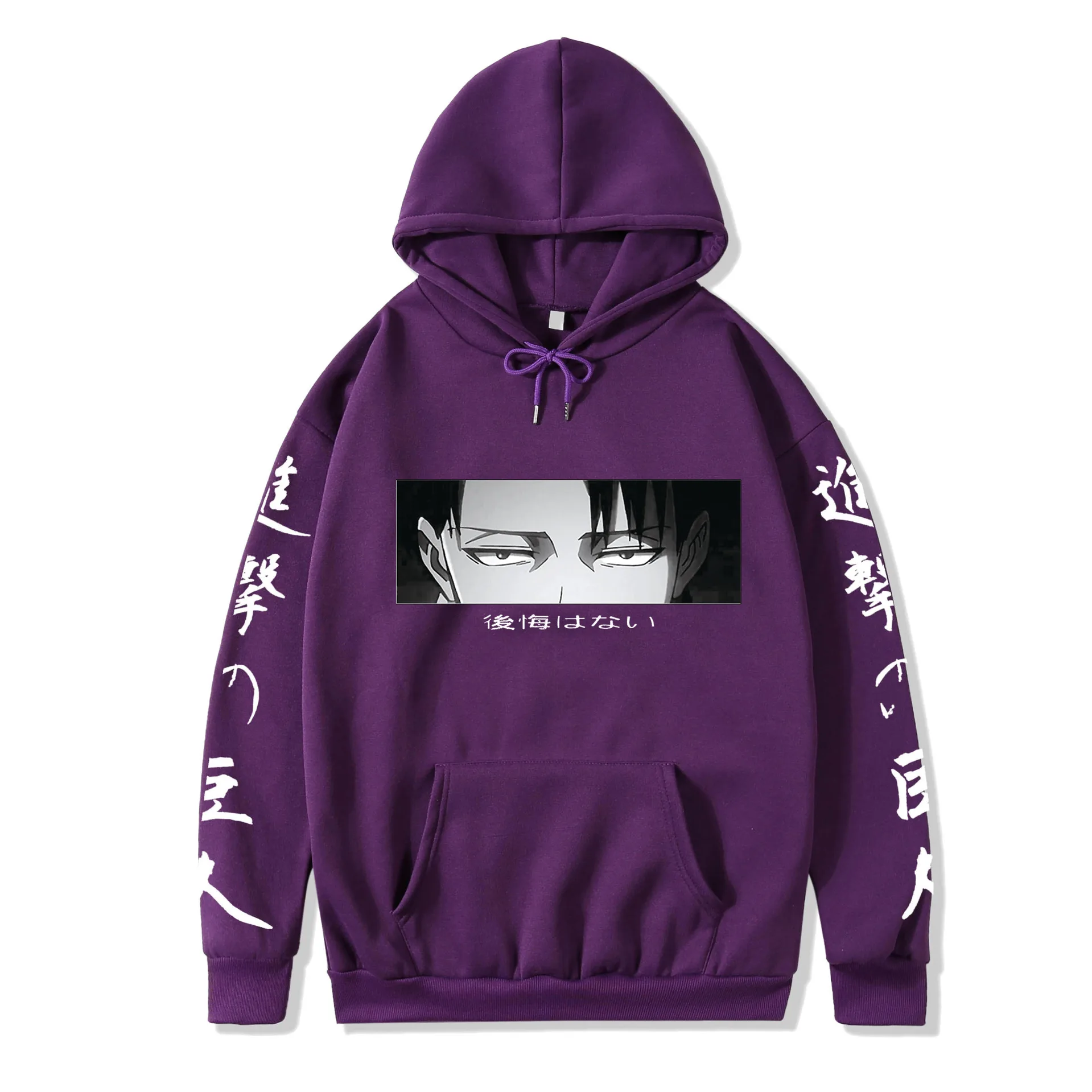 Толстовка мужская с японским аниме атака на Титанов Повседневная Свободная