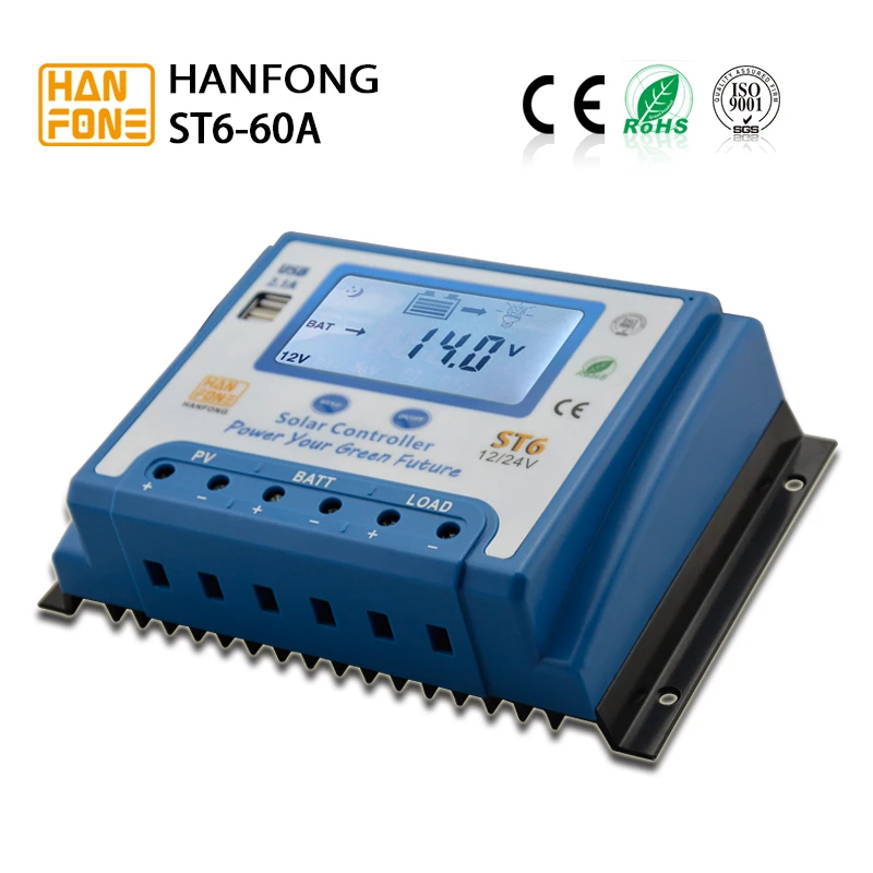 

high reliability charge controller mppt solar 60A for solar system