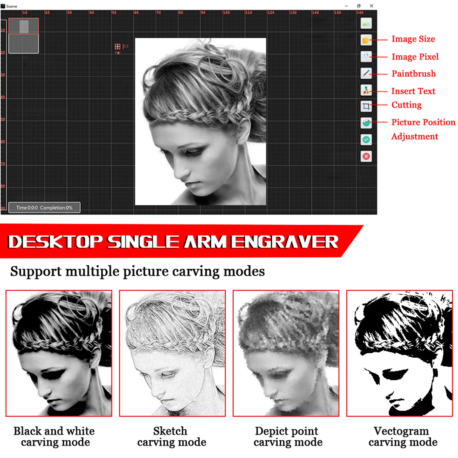 Гравировальный станок сделай сам мини гравировальный настольный Однорычажный