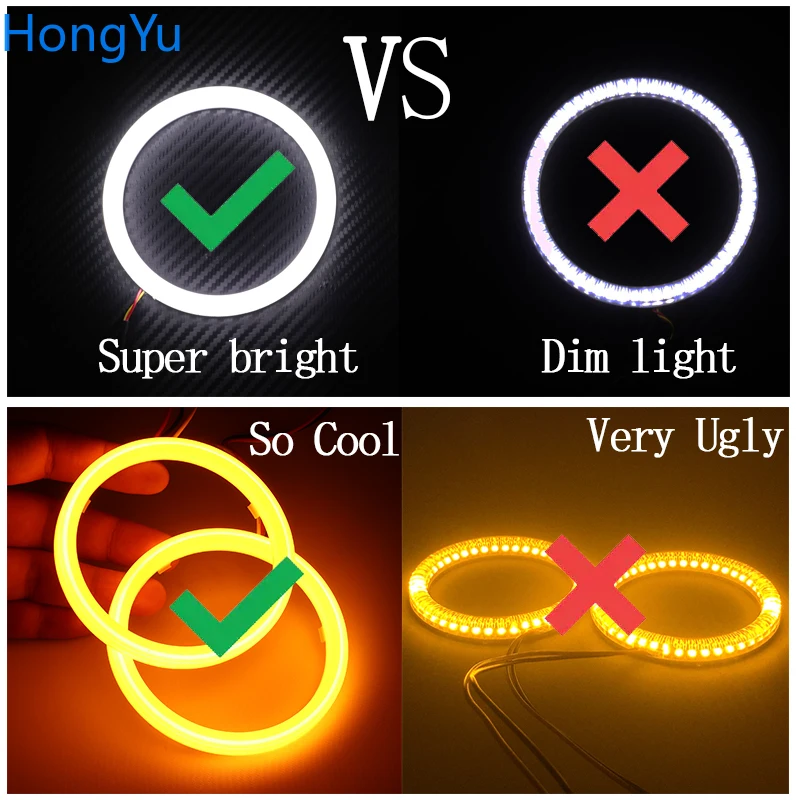 Двухцветсветильник светодиодный индикатор поворота Angel Eye для Hyundai Genesis Coupe 2010 2011