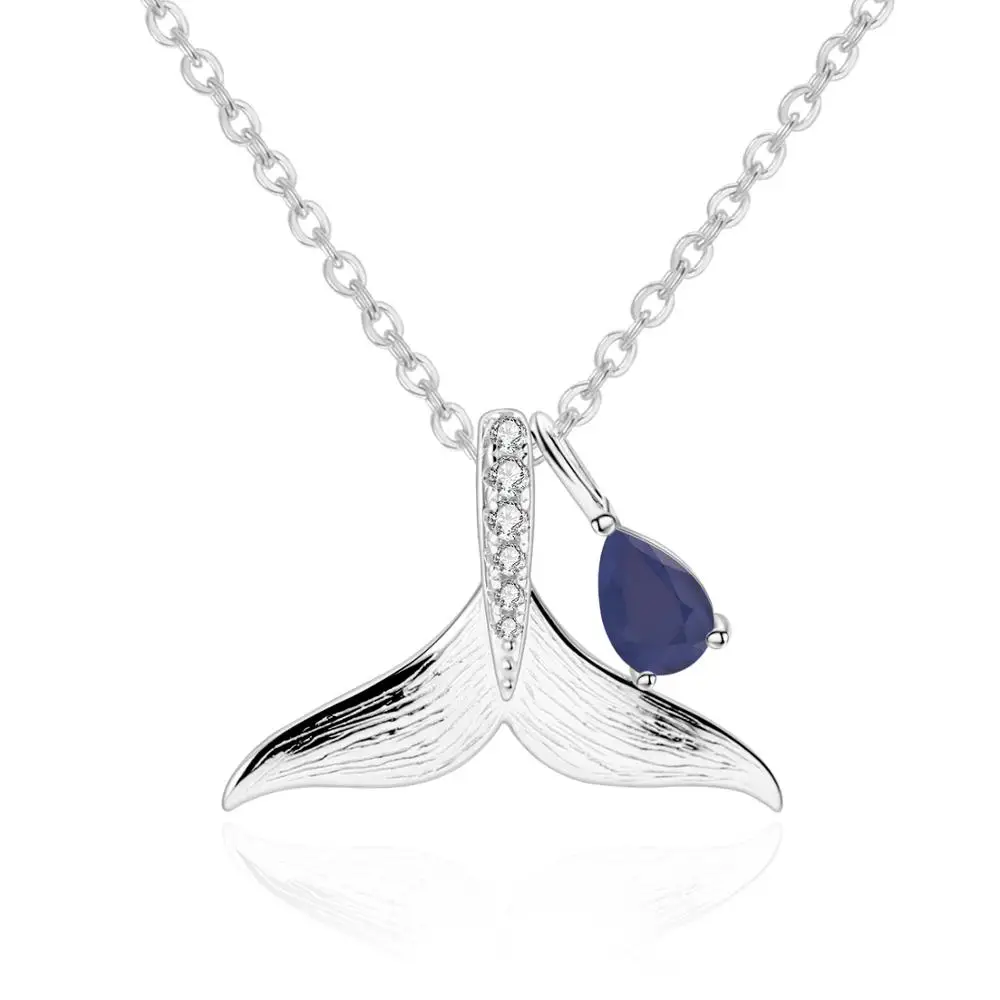 Женский кулон в виде рыбьего хвоста GEM'S BALLET драгоценные камни-сапфиры 0 48ct