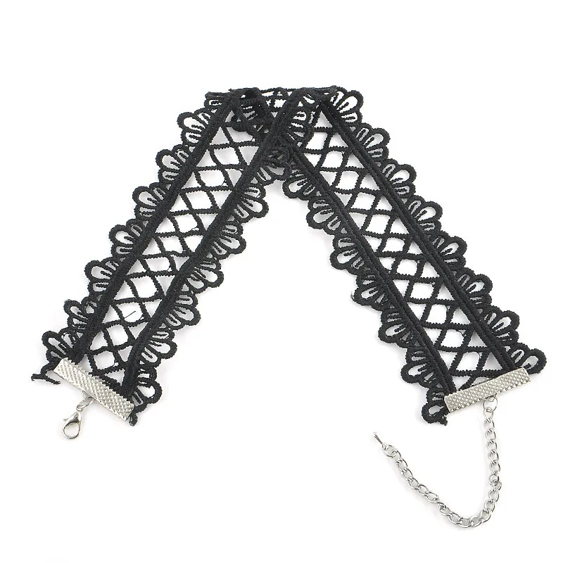 Summer Newest Fashion Jewelry Accessories Sexy Hollow Out Lace Black Choker Necklace For Couple Lovers | Украшения и аксессуары