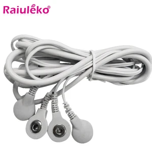 Кабель с электродами, проводящая линия, свинцовый провод, десятки для тела, меридиан, акупунктурные массажеры, терапевтические Массажный коврик, 42-й