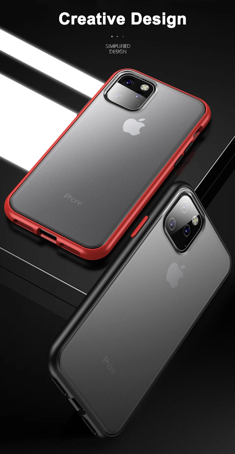 Прозрачный противоударный Гибридный Силиконовый чехол для телефона iPhone 11 Pro X XS XR Max 6 6s 7 8 Plus Фирменная прозрачная мягкая задняя крышка